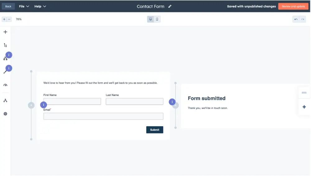 Create a HubSpot Form
